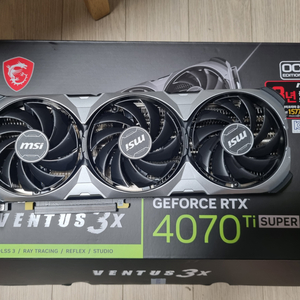 msi rtx 4070ti super 벤투스 팝니다