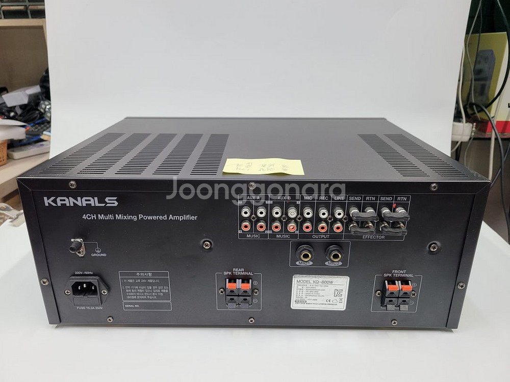 4채널 앰프 800W 노래방 매장 파워앰프--1
