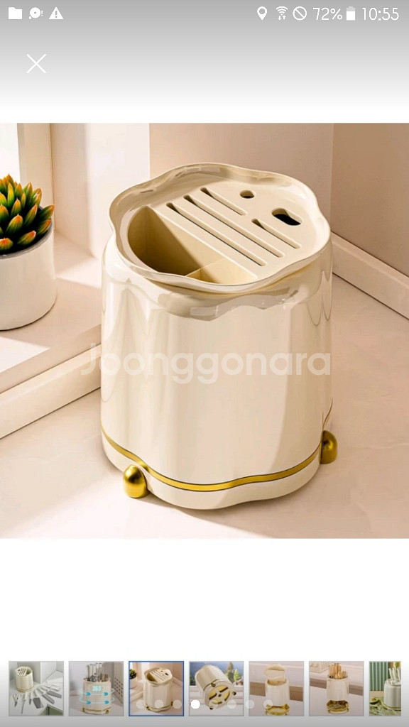 360도 회전식 칼 수저 수납함--3