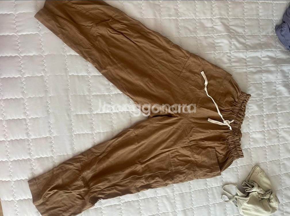 부디무드라 묵타팬츠 브라운 엑스스몰--1