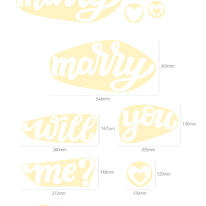 프로포즈 스티커 윌유메리 스티커