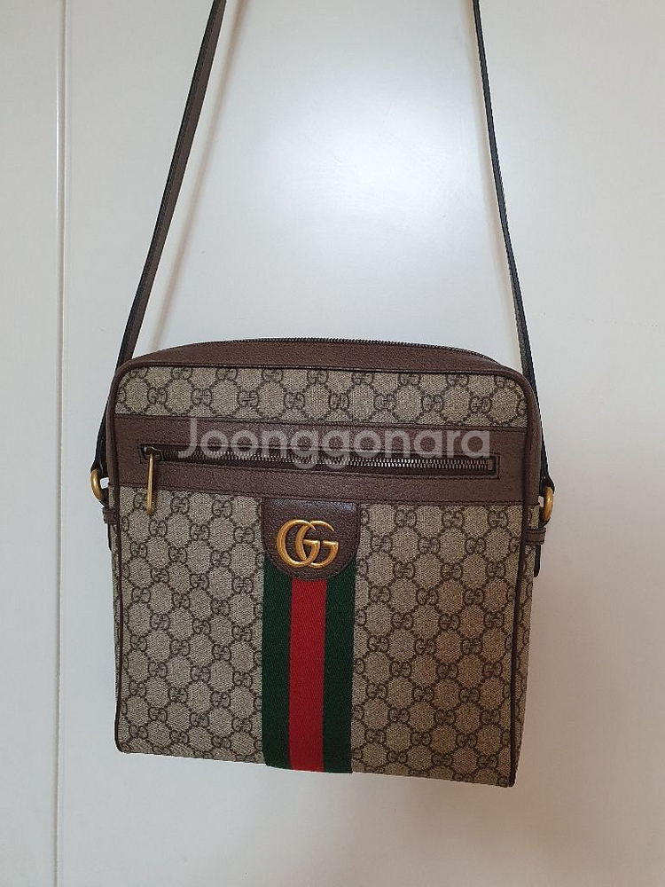 (정품)구찌 오피디아 GG 미디엄 메신저백*깨끗해요*--2