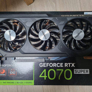 기가바이트 rtx 4070 super 윈드포스 팝니다