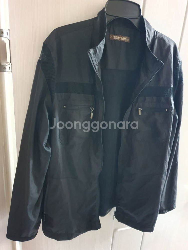 뱅뱅 바람막이 자켓 L 95. 안감 메쉬 집업 점퍼--2