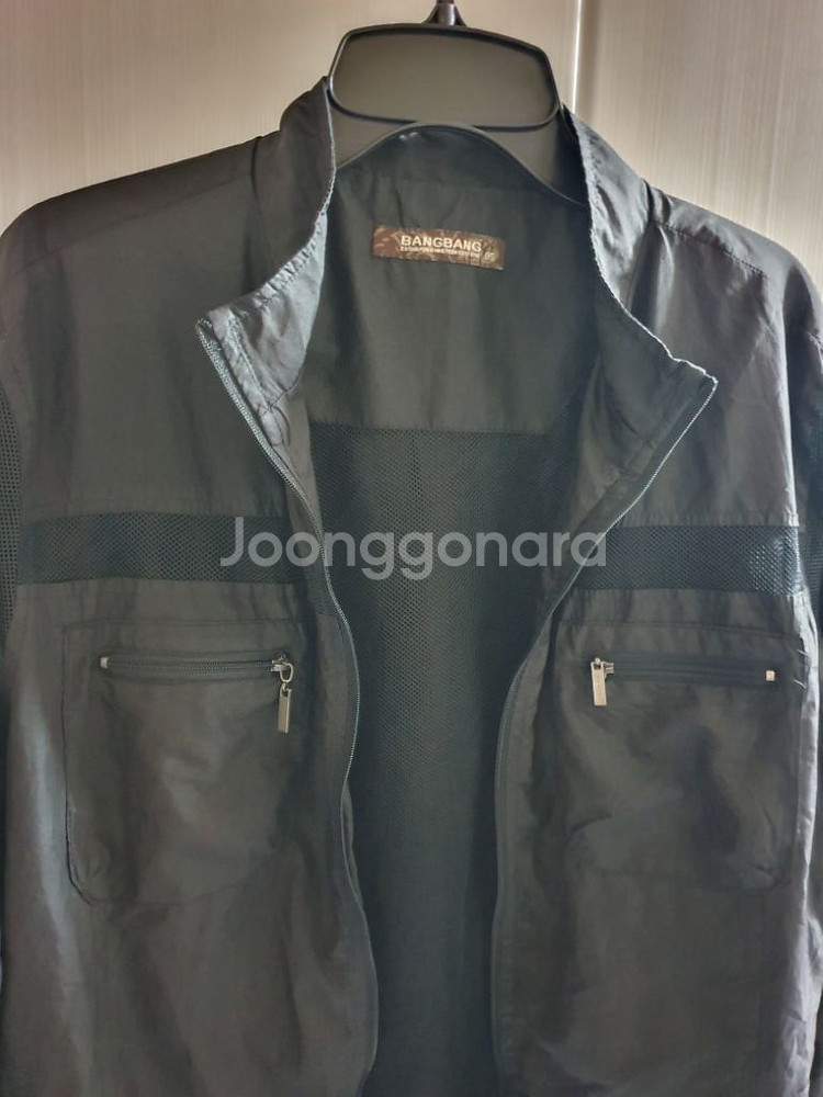 뱅뱅 바람막이 자켓 L 95. 안감 메쉬 집업 점퍼--1