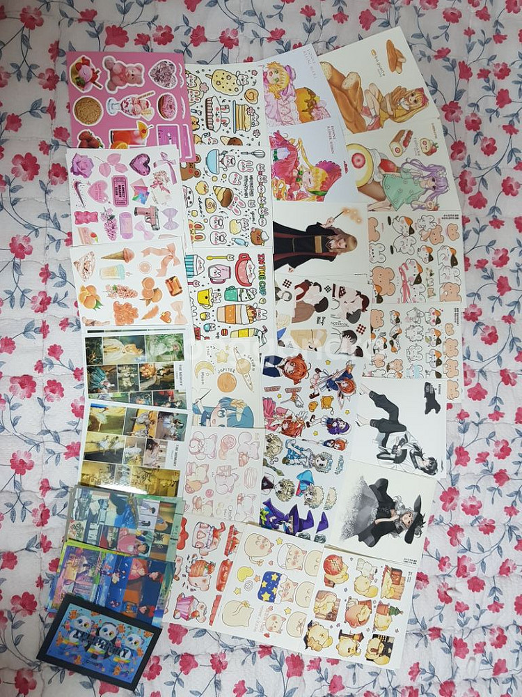 일괄A다꾸용품 처분 인스 떡메 화일 볼펜 틴케이스 문구--1