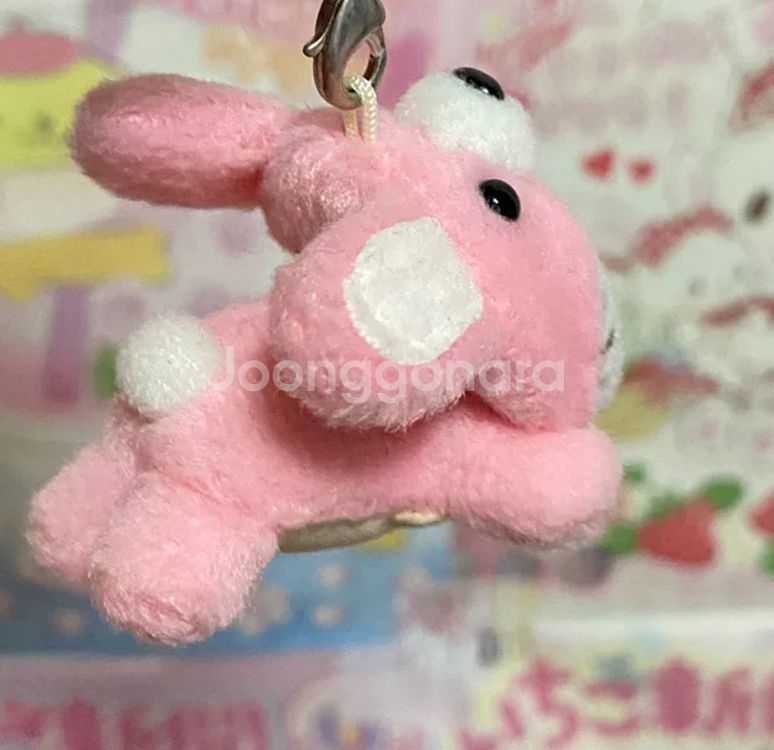 고전 키티 토끼 우사기 마스코트 키링 스트랩 인형--1