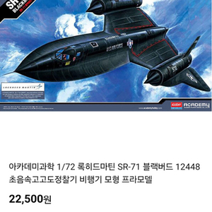 아카데미 과학 전투기 sr71