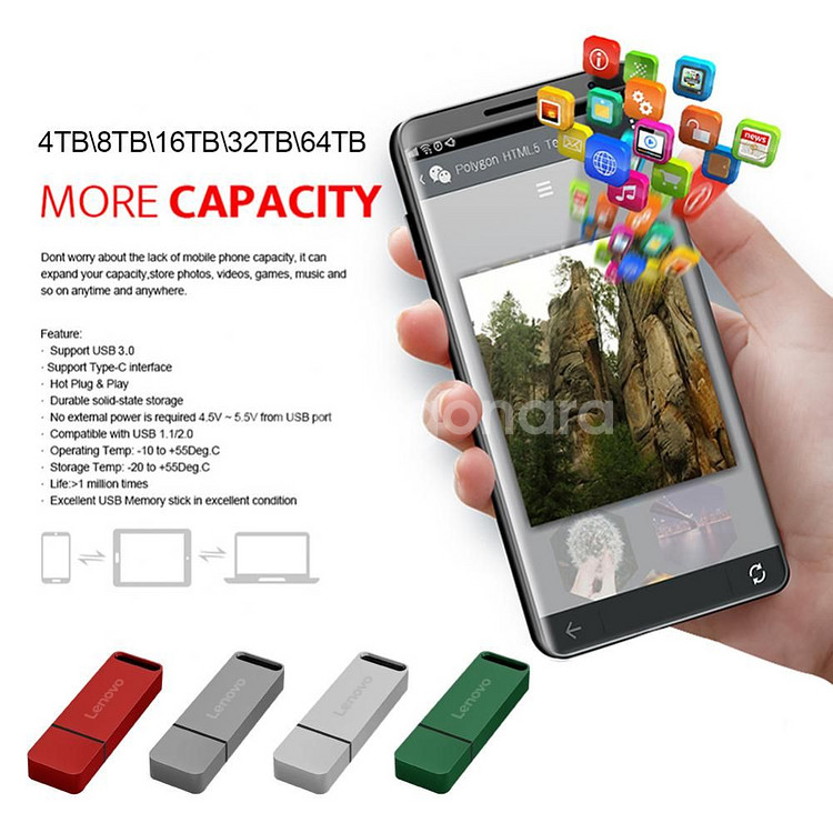 LENOVO 32TB USB Disk--4