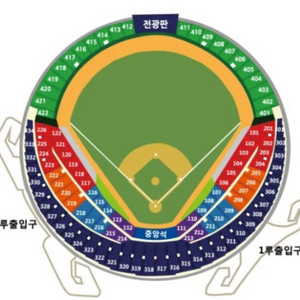 [니퍼트은퇴식]9월14일 두산vskt 3루 레드 2연석