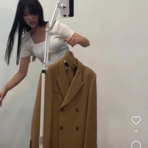 bron 브론 belted wool jacket (새거