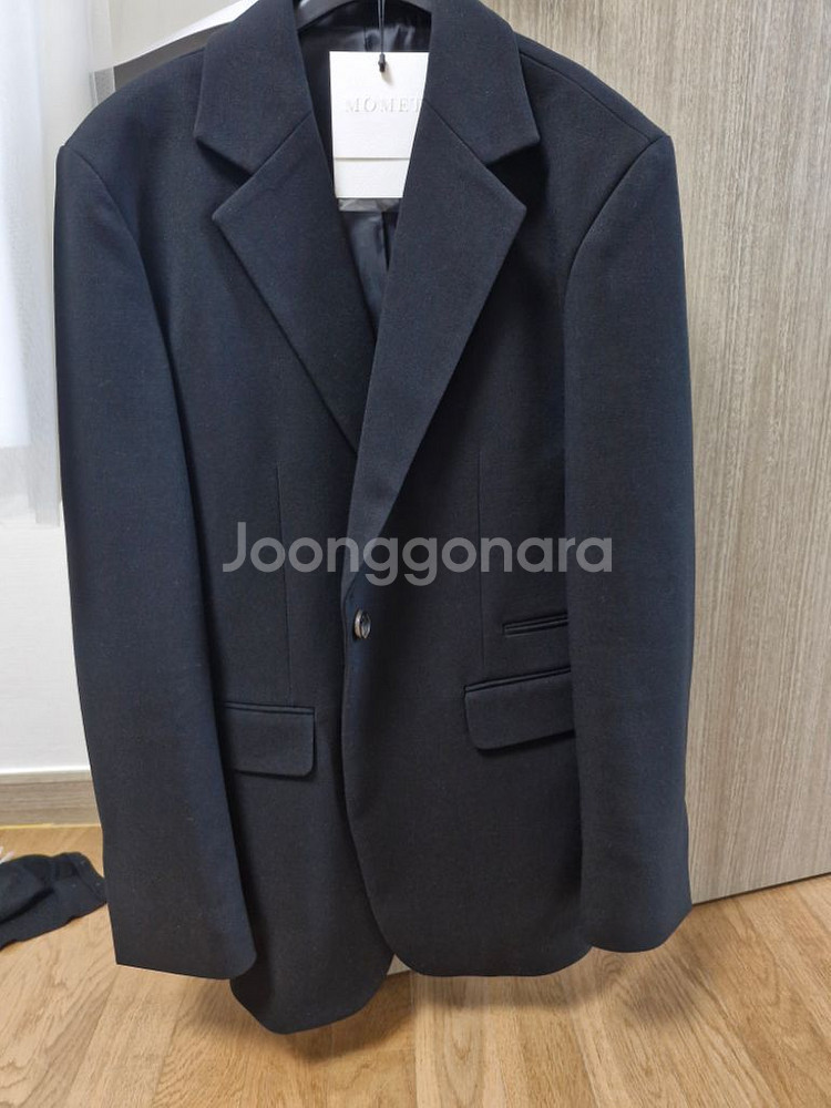 투엘브 모멧 도어테일러드자켓 블랙--5