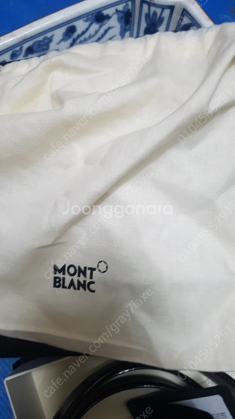 명품 mont blanc몽블랑 벨트 정장 양면 허리띠--6