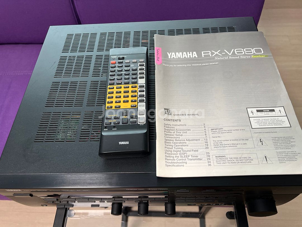 야마하 리시버 RX V690--2