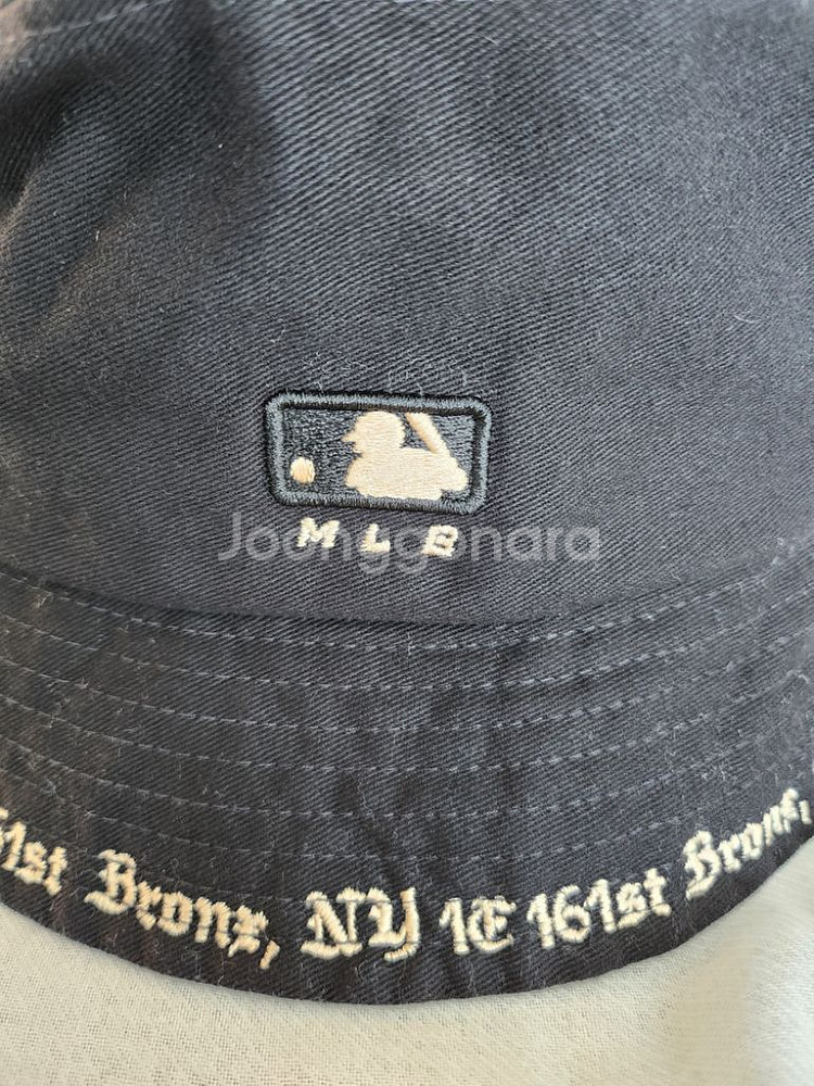 MLB 남여공용 검은색 버킷햇--1