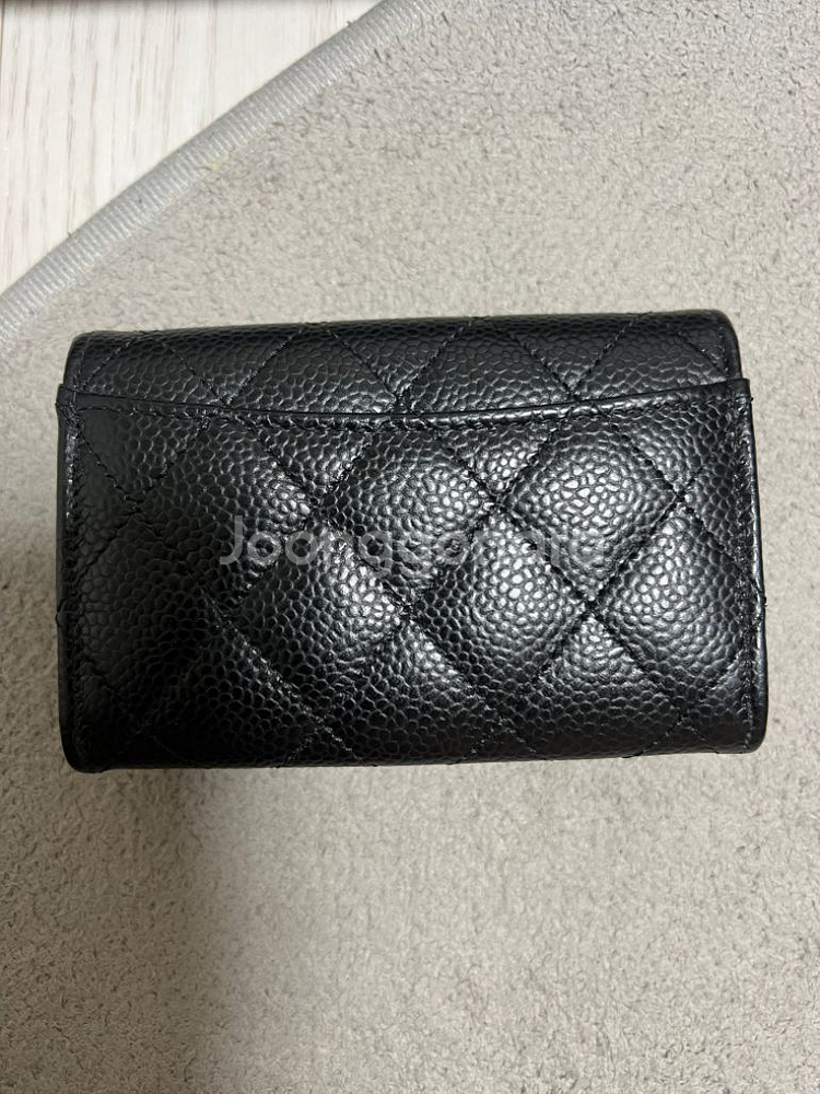 샤넬 캐비어 카드지갑--1