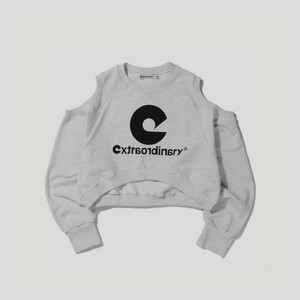 엑스트라오디너리W SYMBOL CROP CREWNECK