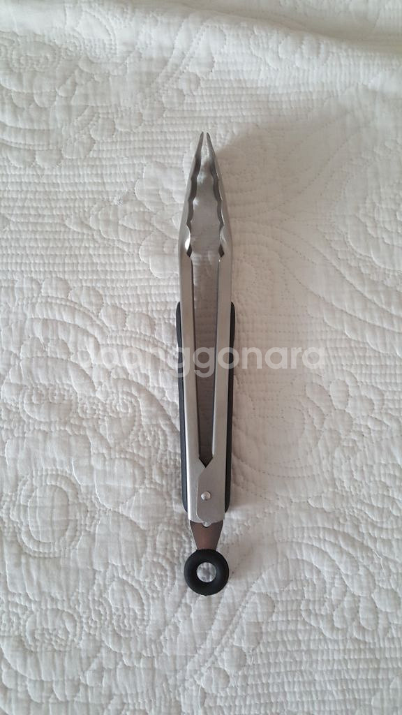 캠핑용 숯불 고기 집게--1