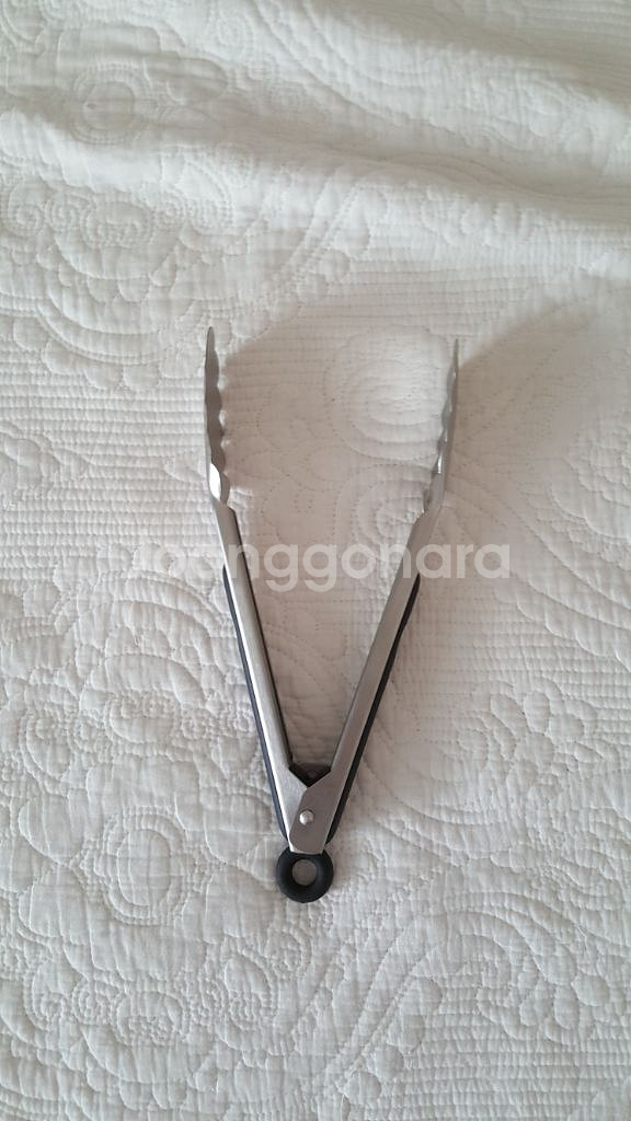 캠핑용 숯불 고기 집게--3