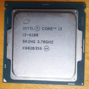 인텔 cpu i3 6100