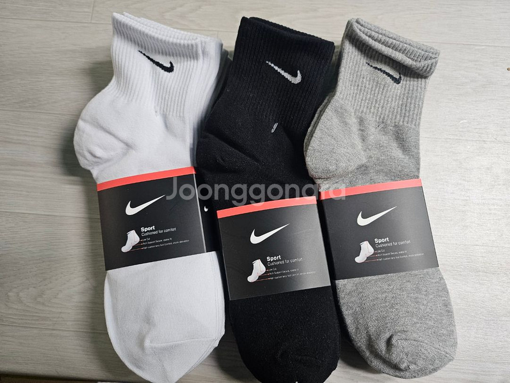 나이키 중목양말(얇은)사계절용 5켤레 한묶음--1