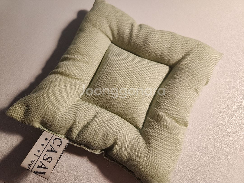 쿠션 패딩 면 패브릭 티코스터 컵받침--1