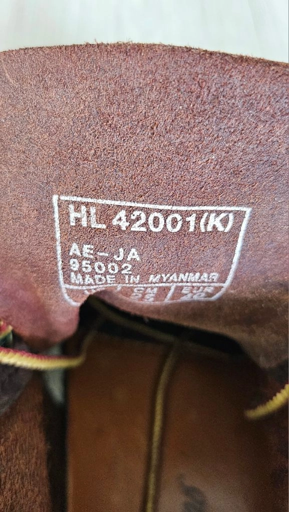 남자레드브라운워커 호킨스 스폰사 팀버 US7 250 이미지