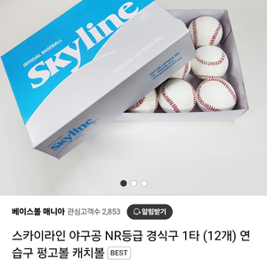 야구공 스카이라인 새 것 싸게 드립니다 !