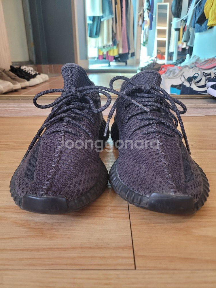 아디다스 이지부스터350 v2 트리플블랙 (270)--1