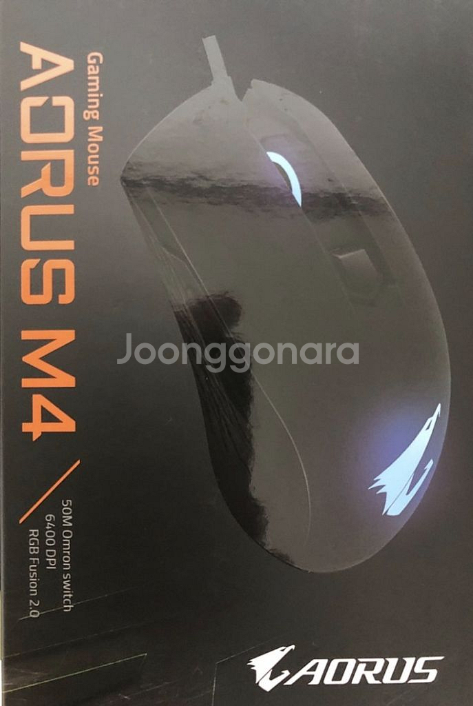 미개봉)기가바이트 AORUS M4 유선 마우스--0
