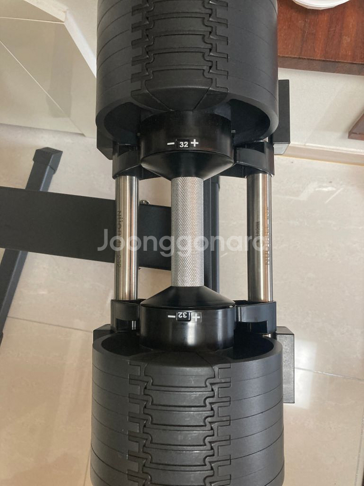 누오덤벨 무게조절 덤벨 32kg 신형이에요.(중량조절)--1