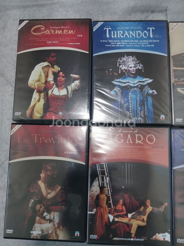 오페라 공연 DVD 8장--2