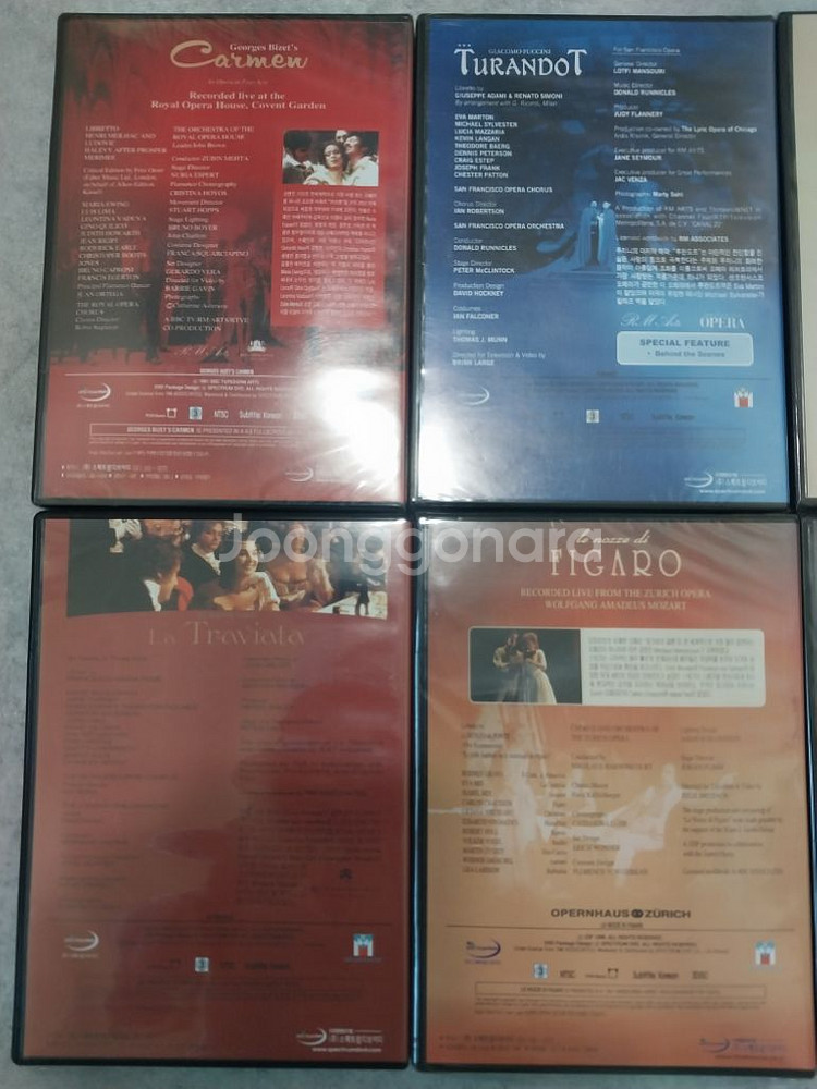 오페라 공연 DVD 8장--4