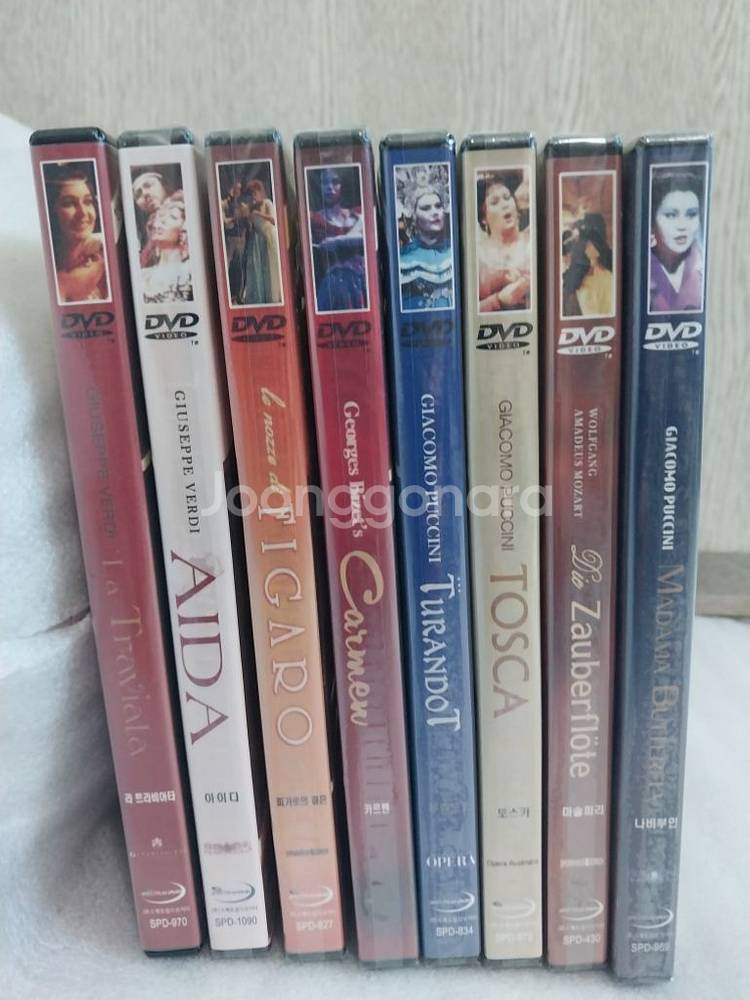 오페라 공연 DVD 8장--7