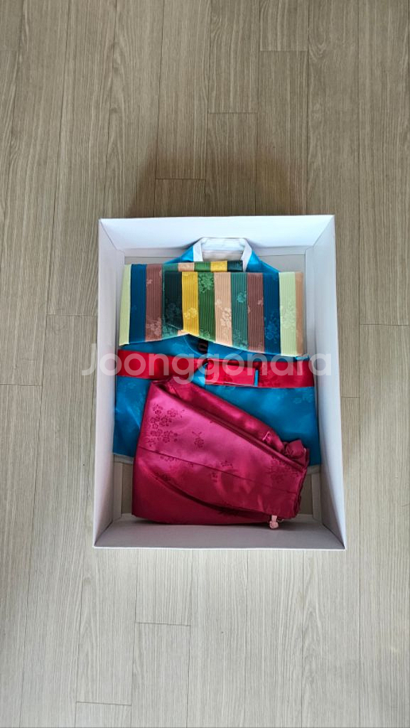 (새옷컨디션)청담 명품 남아동돌색동한복(한복박스+가방)--3