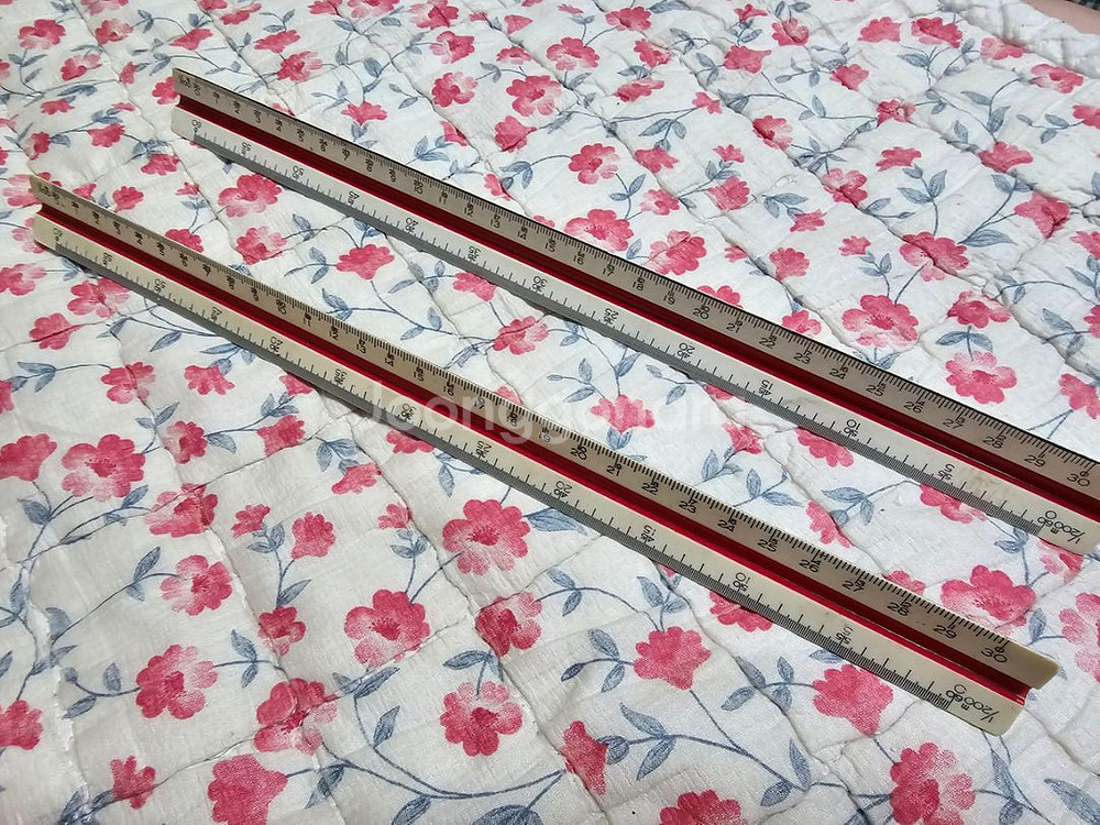건축 제도용 30cm 스케일자--0