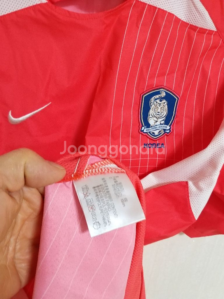 나이키 2002 이운재 싸인 국대 축구유니폼(스판105--5