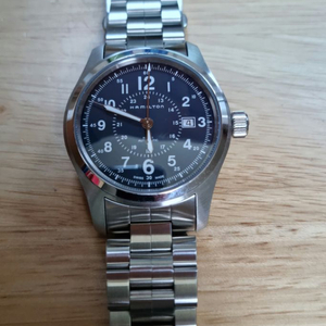 해밀턴 카키필드 오토 42mm 청판 판매합니다.