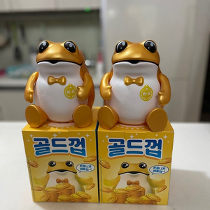 진로 두꺼비 피규어 골드껍