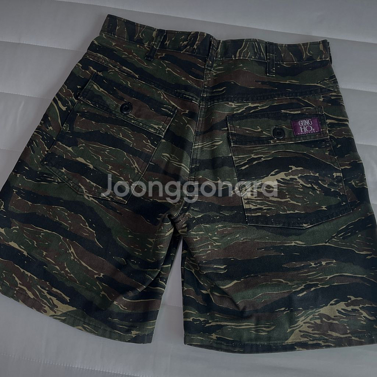 밀리터리 버뮤다 팬츠--1