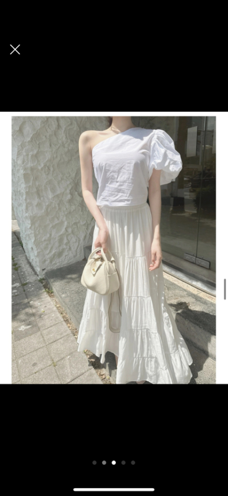 원숄더 블라우스--2