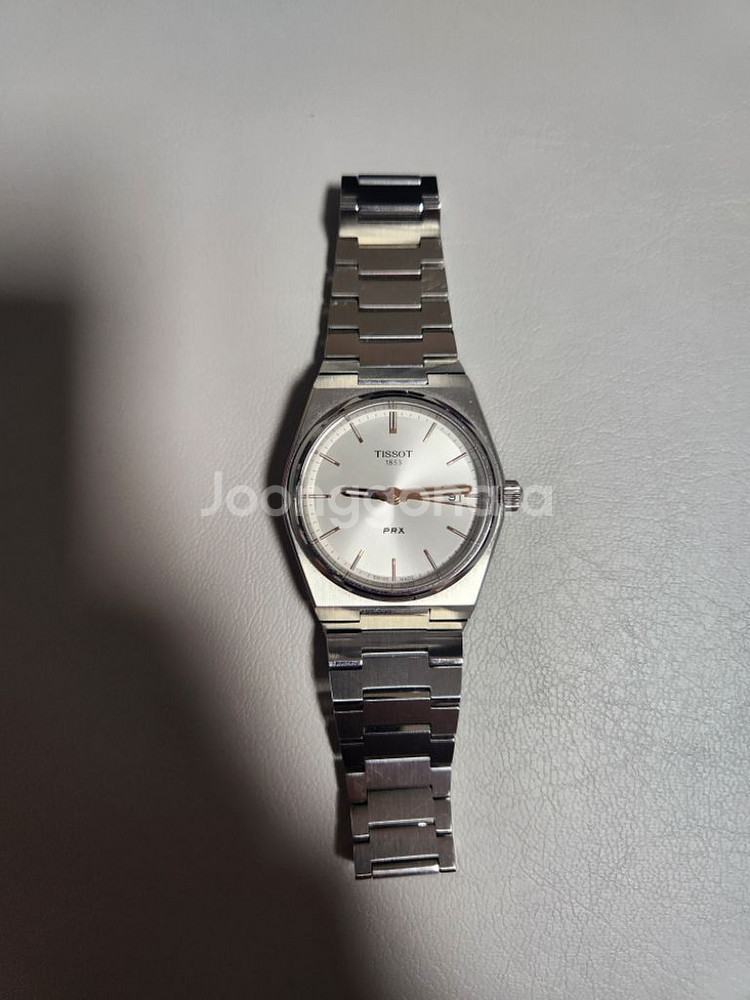 티쏘 prx 35 실버 쿼츠--2