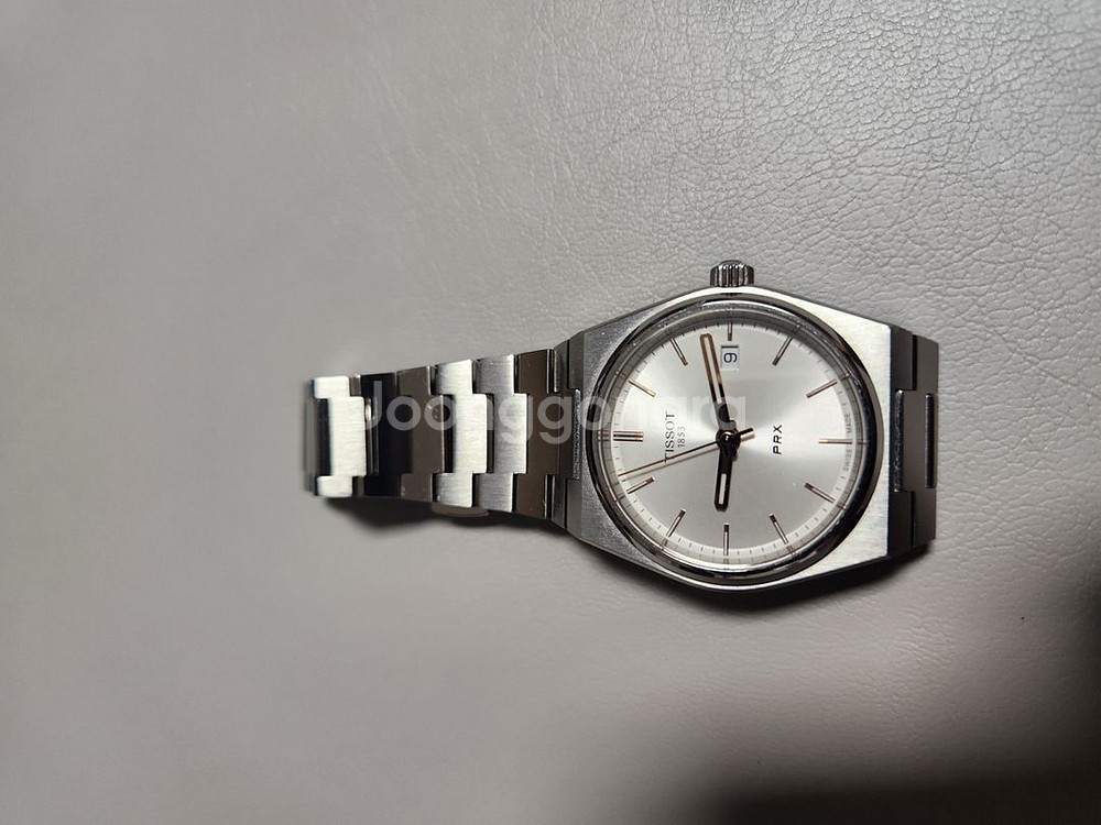 티쏘 prx 35 실버 쿼츠--7