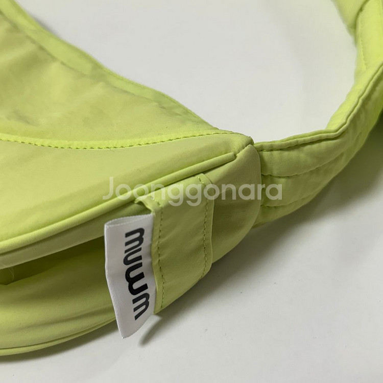 무음 왈루백 가방 muwm Walru Bag Lime--5