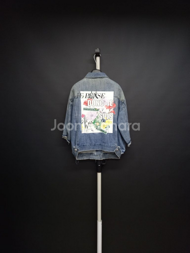 새 보브 VOV 춘추 데님 생지 자켓 55--1