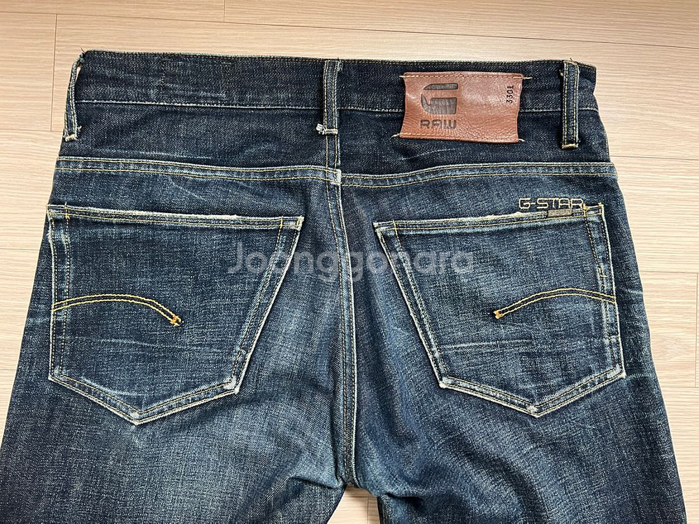 g-star raw 3301 스트레이트 청바지--3