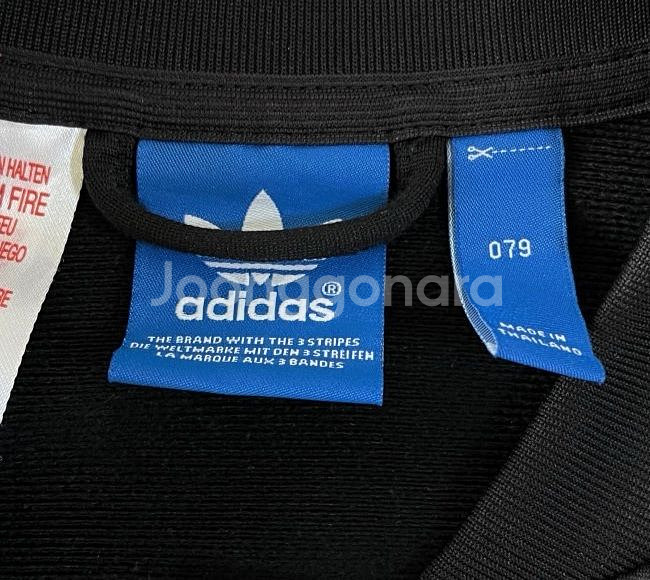 아디다스 블랙 검흰 트랙탑 져지집업 90/S--2
