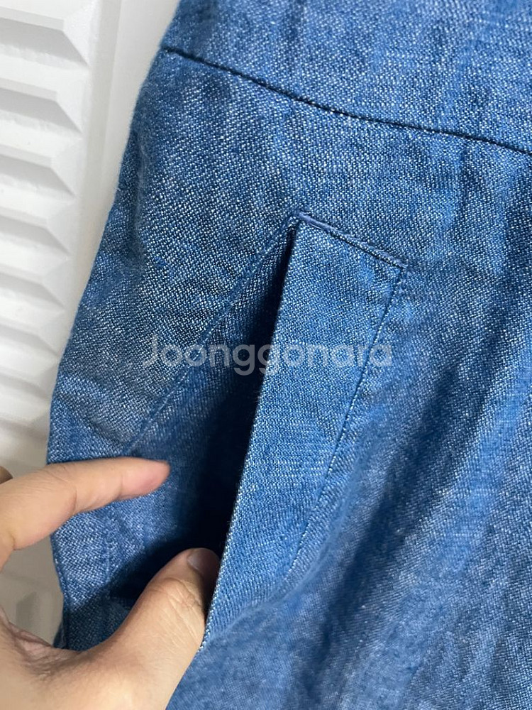 써스데이아일랜드 데님 원피스--6