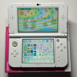 New 닌텐도 3ds xl 핑크&화이트 뉴큰다수 풀박스