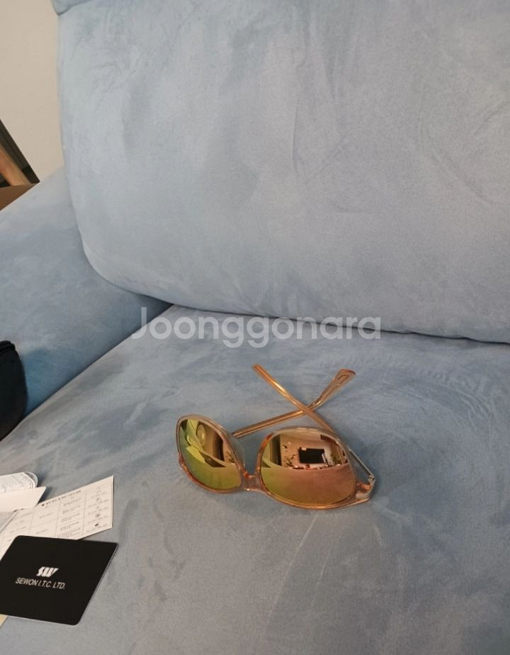 디젤 명품 핑크미러 선글라스 (마지막 가격내림)--1